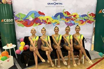 Attenya dejo muy alto el nivel gimnástico de Telde en Logroño/TA.